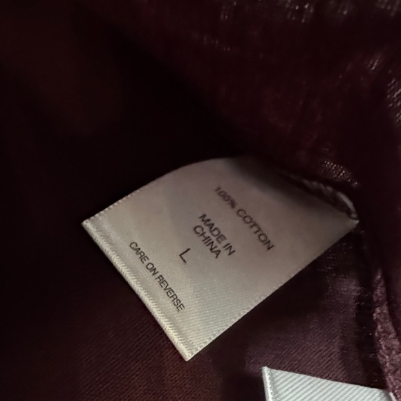 New York & Company Maroon #NOFILTER Tee NWT L - Picture 10 of 11